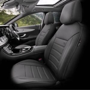 Premium Fabric Car Seat Covers Luxury Line - Black For Toyota Corolla Estate 2019 Onwards - Not For Sport Seats