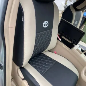Leather Car Seats Covers For ESTIMA 8 Seater With Matts Complete Set