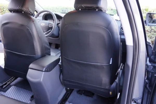 HYUNDAI IONIQ LEATHER-LIKE CUSTOM FIT SEAT COVER 13 COLORS AVAILABLE - Image 2