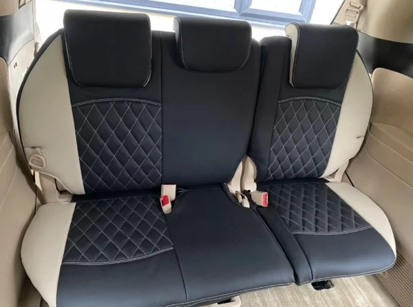 Leather Car Seats Covers For ESTIMA 8 Seater With Matts Complete Set - Image 2